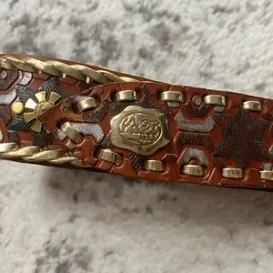 Vintage Authentic El Vaquero Tooled Leather Ladies’ Belt 32” - 35” Tan El Vaquero | Accessories | Vintage Authentic El Vaquero  main image 2